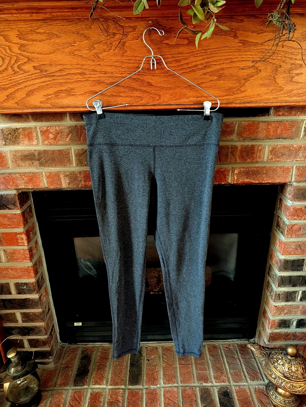 Xersion Gray High-Waist Leggings Size Large